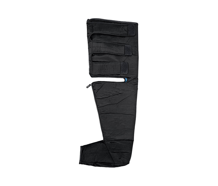 Schwarze Compex Kompressionsstiefel »Ayre« vor weißem Hintergrund.