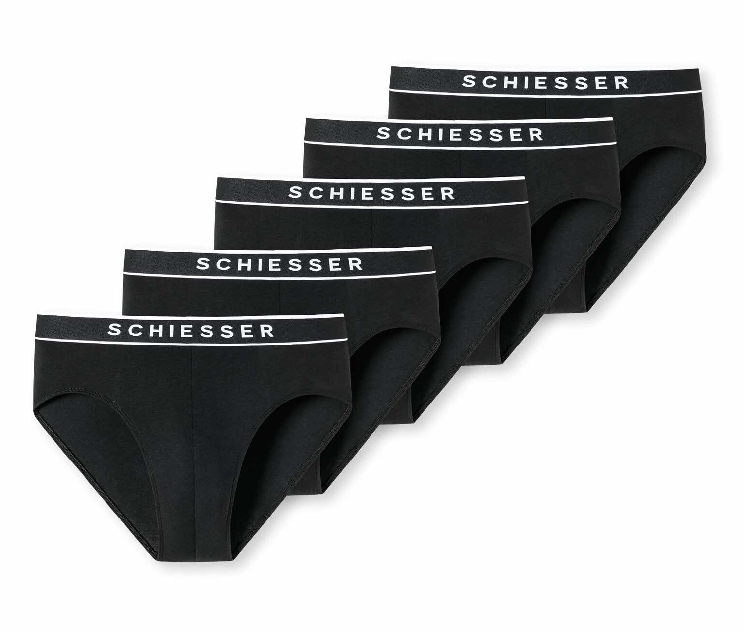 Rio-Slips - Herren - Gr. L/6 - schwarz - schwarz