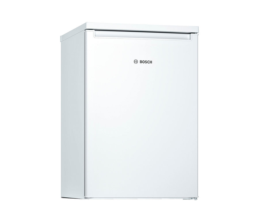 Weißer Bosch Tischkühlschrank »KTR15NWFA«.