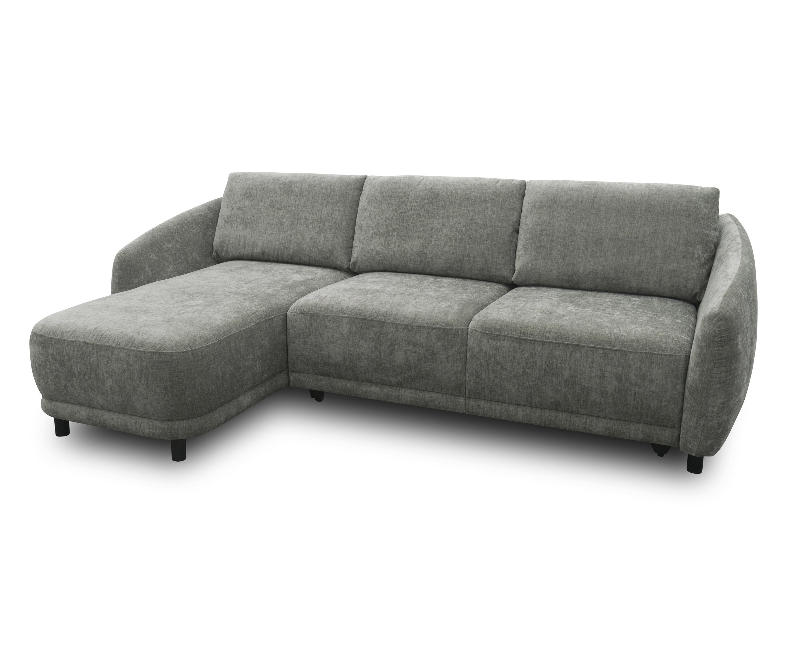 Domo Eck-Schlafsofa »Visby« - 249x158x87cm - grau -