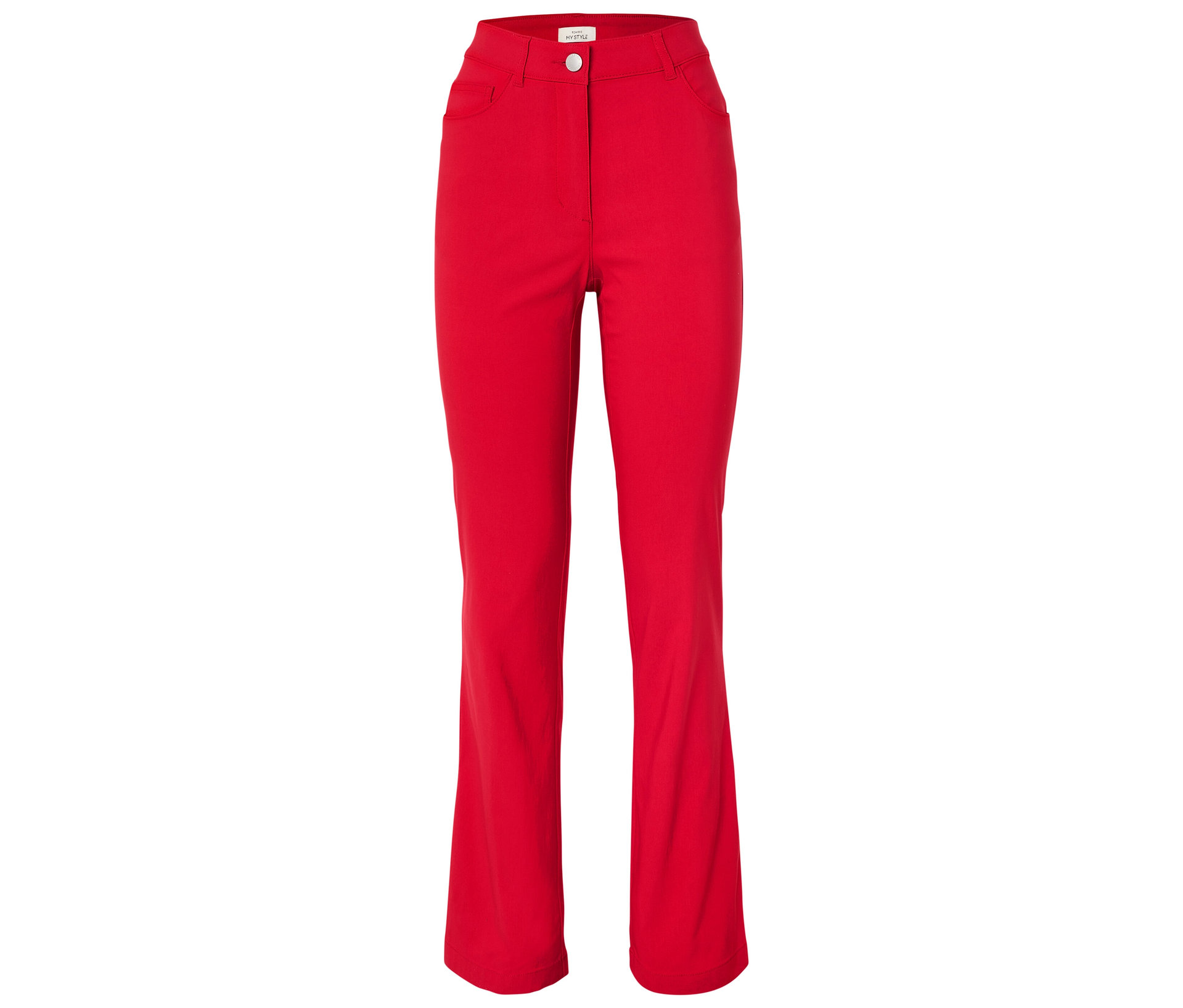 Bengalin-Hose Bootcut - Damen - Gr. 36 - rot - rot