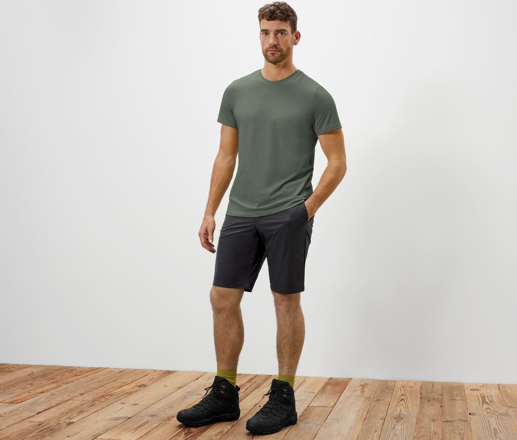 Thumbnail - Tchibo - Softshell-Funktionsshorts - Herren - Gr. XXL - anthrazit