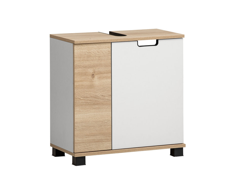 Waschbeckenunterschrank »Emmik«, weiß/weißeiche