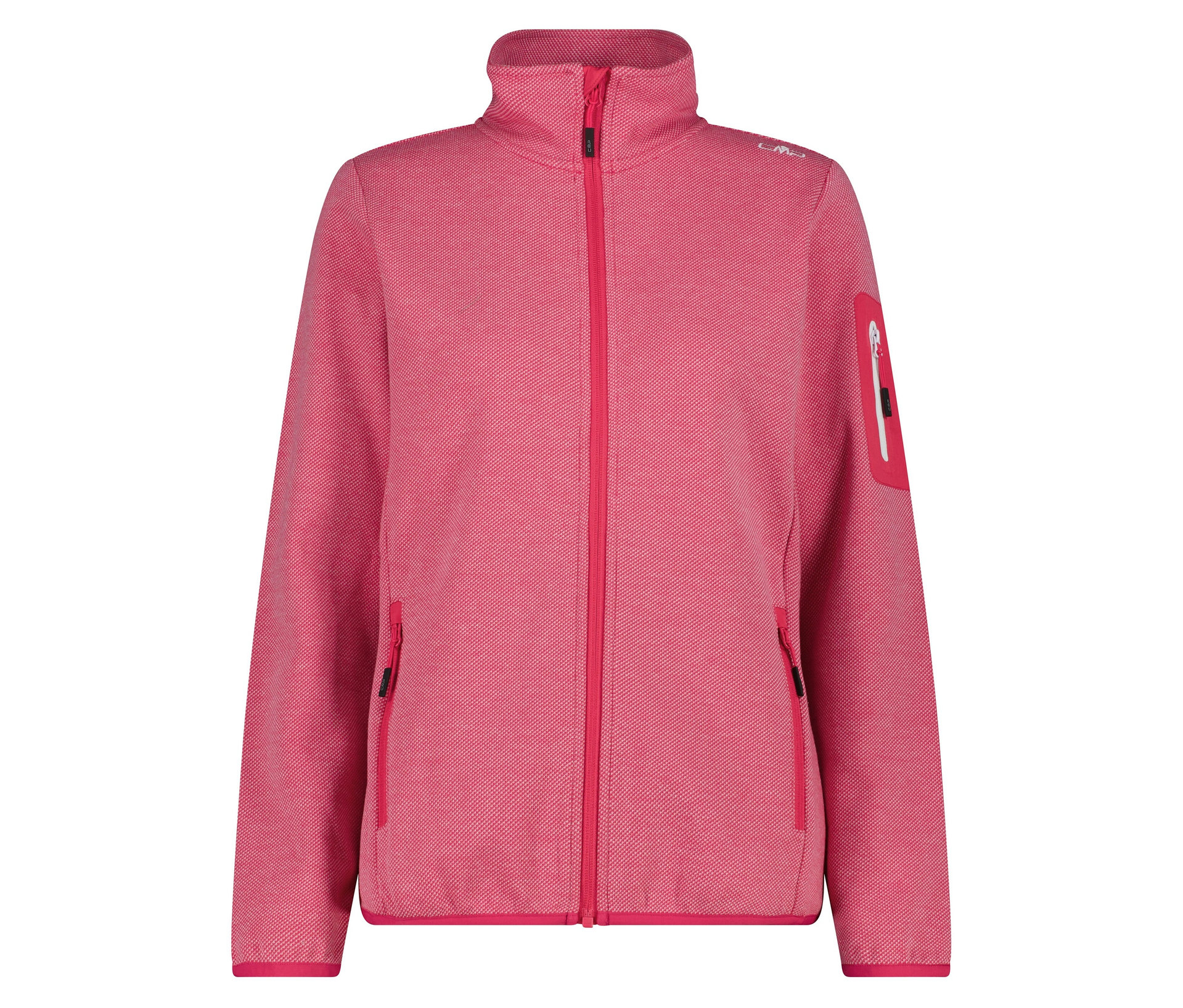 Damen-Knit-Tech-Fleece - Damen - Gr. 38 - magenta - magenta