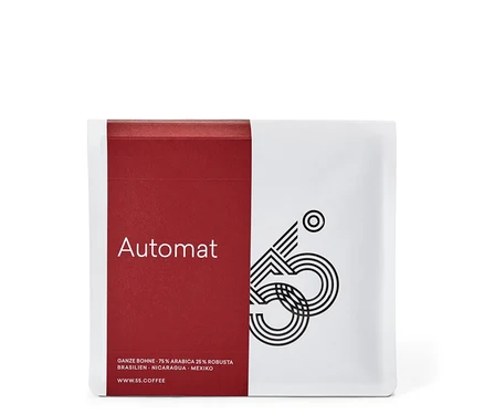 Packung 55 Degrees - Automat Caffè Crema - 250 g Ganze Bohne.