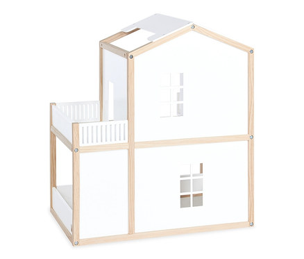 Pinolino Puppenhaus »Ida« mit zwei Stockwerken und einem Balkon.