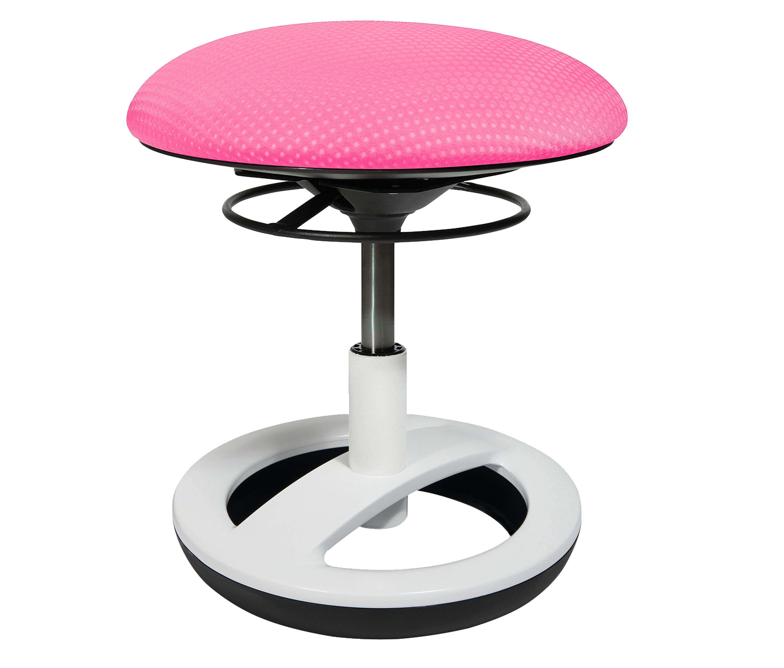 Ein weiß-rosa Topstar-Hocker Kids »Sitness Bobby«.
