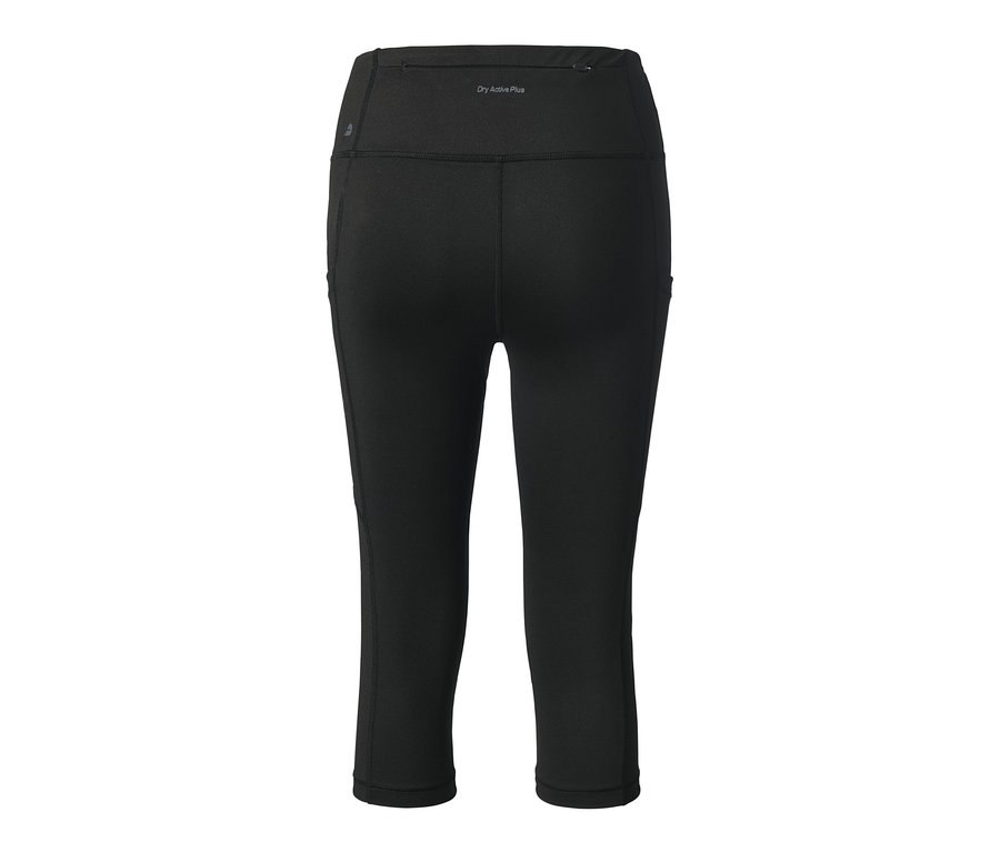 Schwarze 3/4-Sporttight.