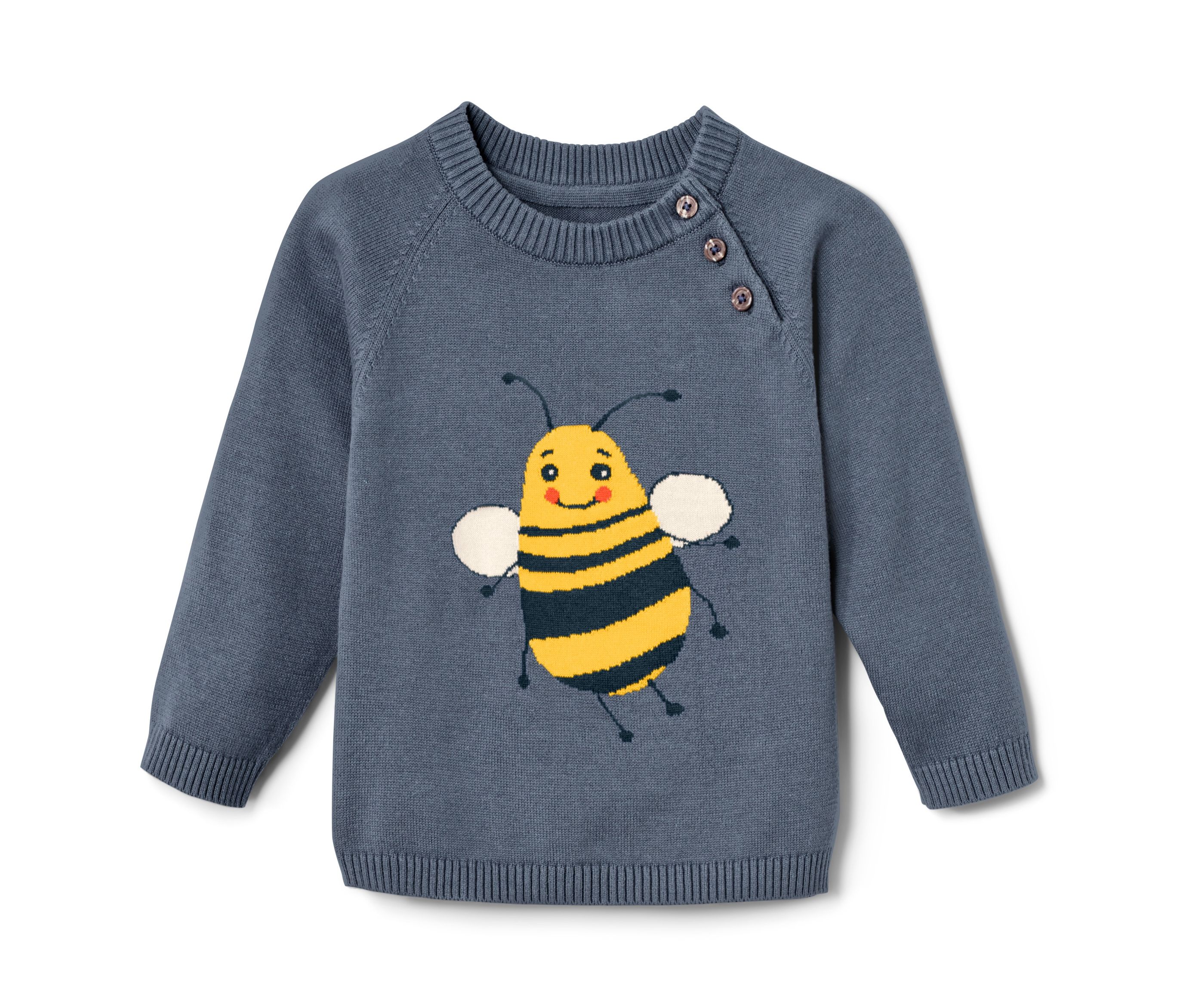 Tchibo - Kleinkinder-Feinstrickpullover - Herren - Gr. 122/128 - dunkelblau