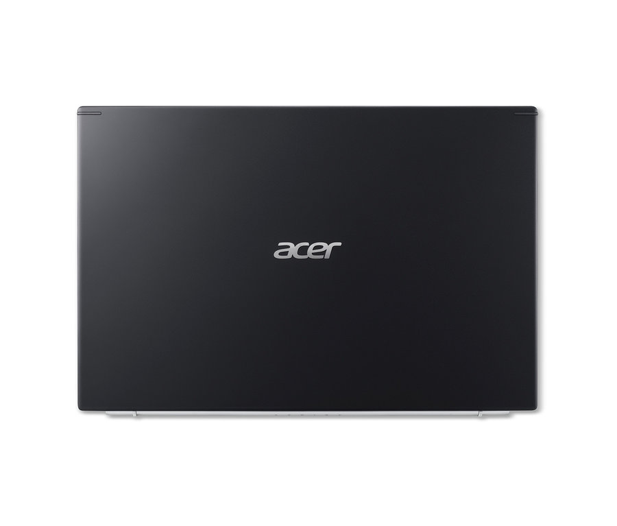 Detailansicht eines geschlossenen schwarzen Acer Notebooks mit dem Acer Logo in der Mitte. Acer Aspire Notebook »A515-56-34SG«, schwarz