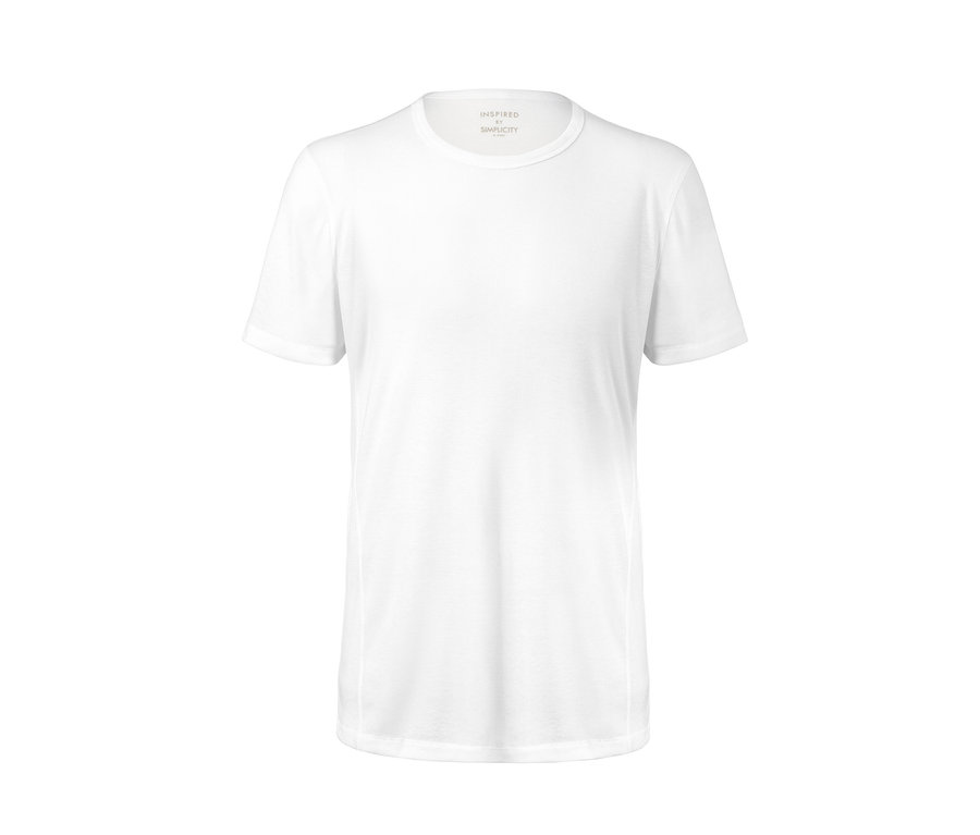 Weißes Funktions-Unterhemd mit kurzen Ärmeln. Produkt: 2 Funktions-Unterhemden.