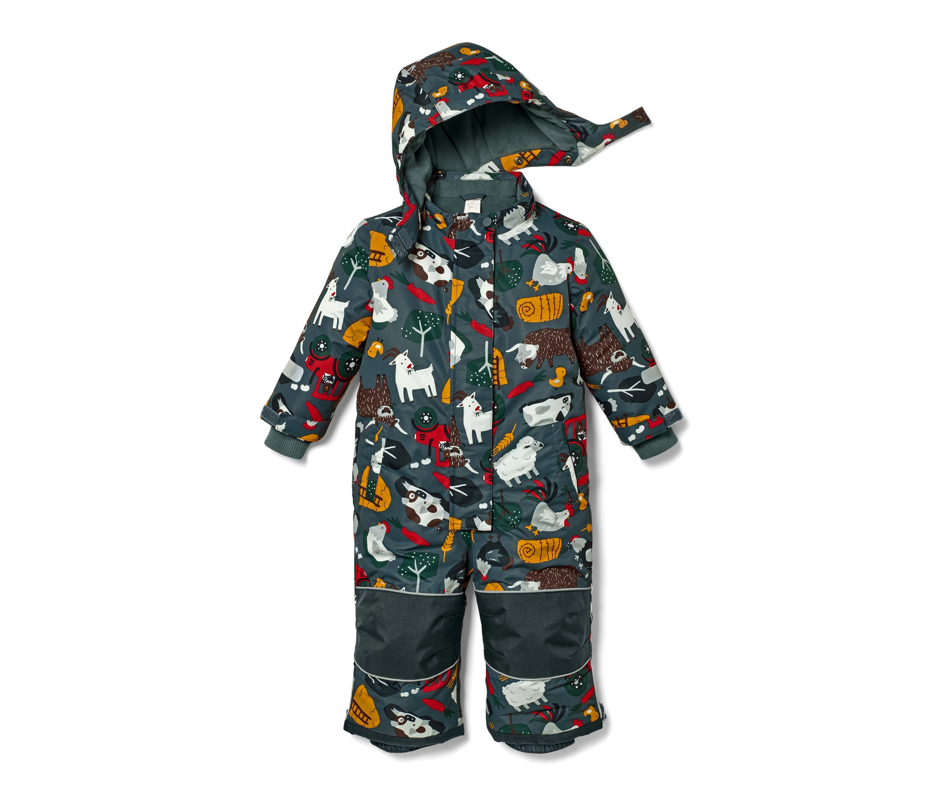 Schnee Anzug günstig Kaufen-Tchibo - Kleinkind-Schneeanzug - Baby - Gr. 74/80 - blau/print. Tchibo - Kleinkind-Schneeanzug - Baby - Gr. 74/80 - blau/print <![CDATA[Kleinkind-Schneeanzug, Bauernhof-Alloverprint Farbe: Schieferblau mit mehrfarbigem Bauernhof-Alloverprint Material: 100
