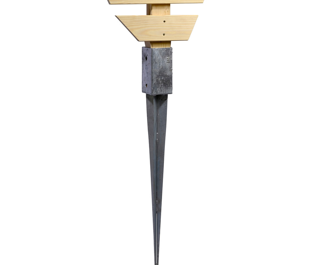 Metallspitze mit Holzkonstruktion Rankhilfe »Bambus«.