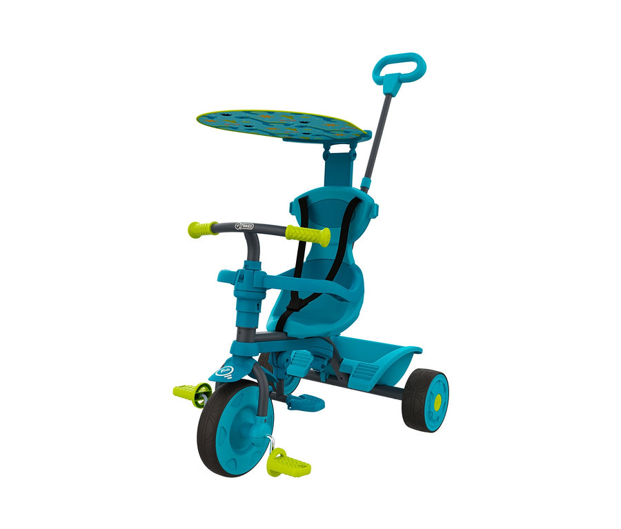 Blaues TP Toys 4-in-1-Dreirad »Dino«.