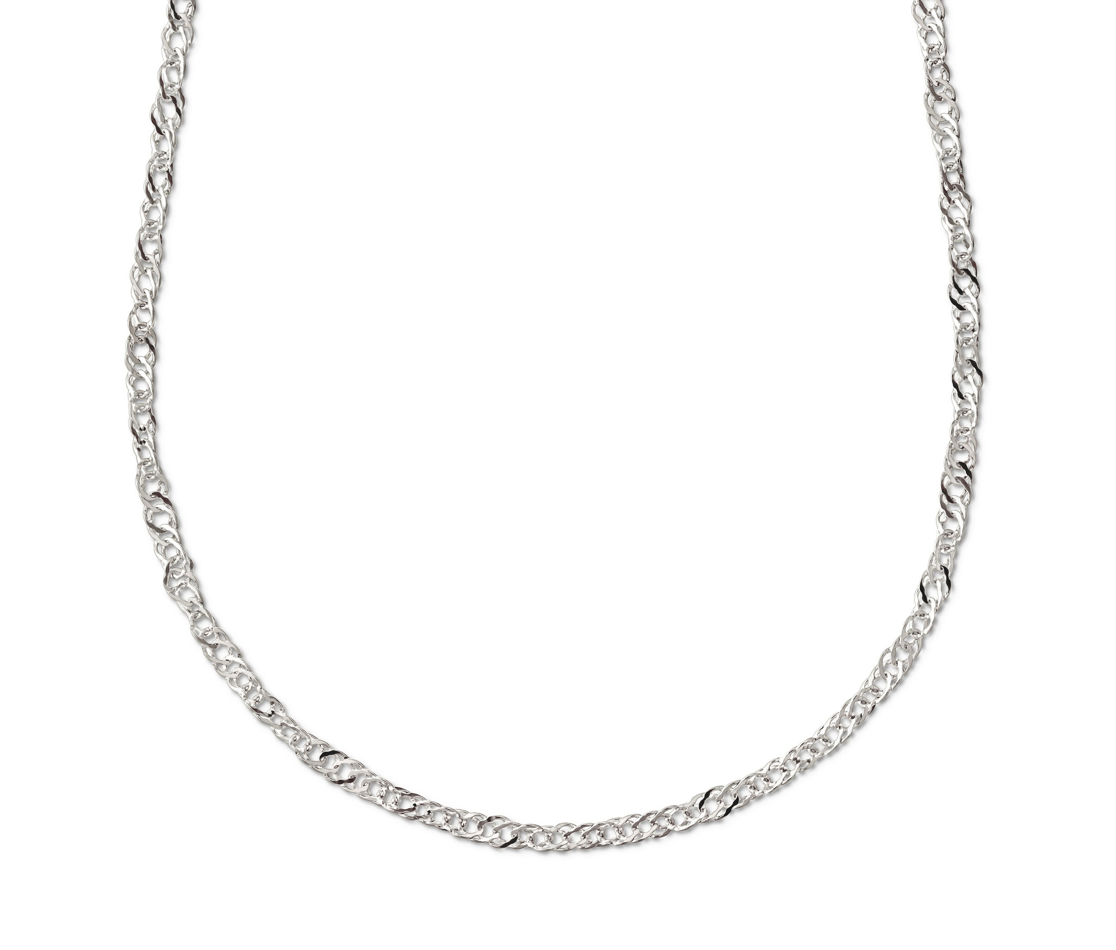 Silber Kette Singapur - silber - silber