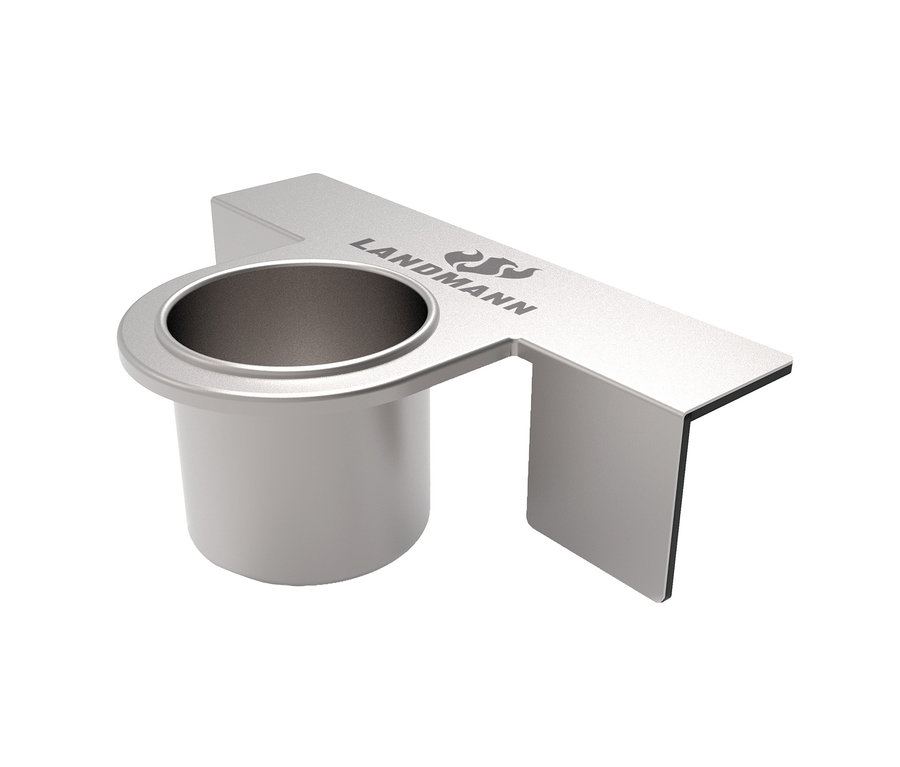 Silberner magnetischer Landmann Getränkehalter.