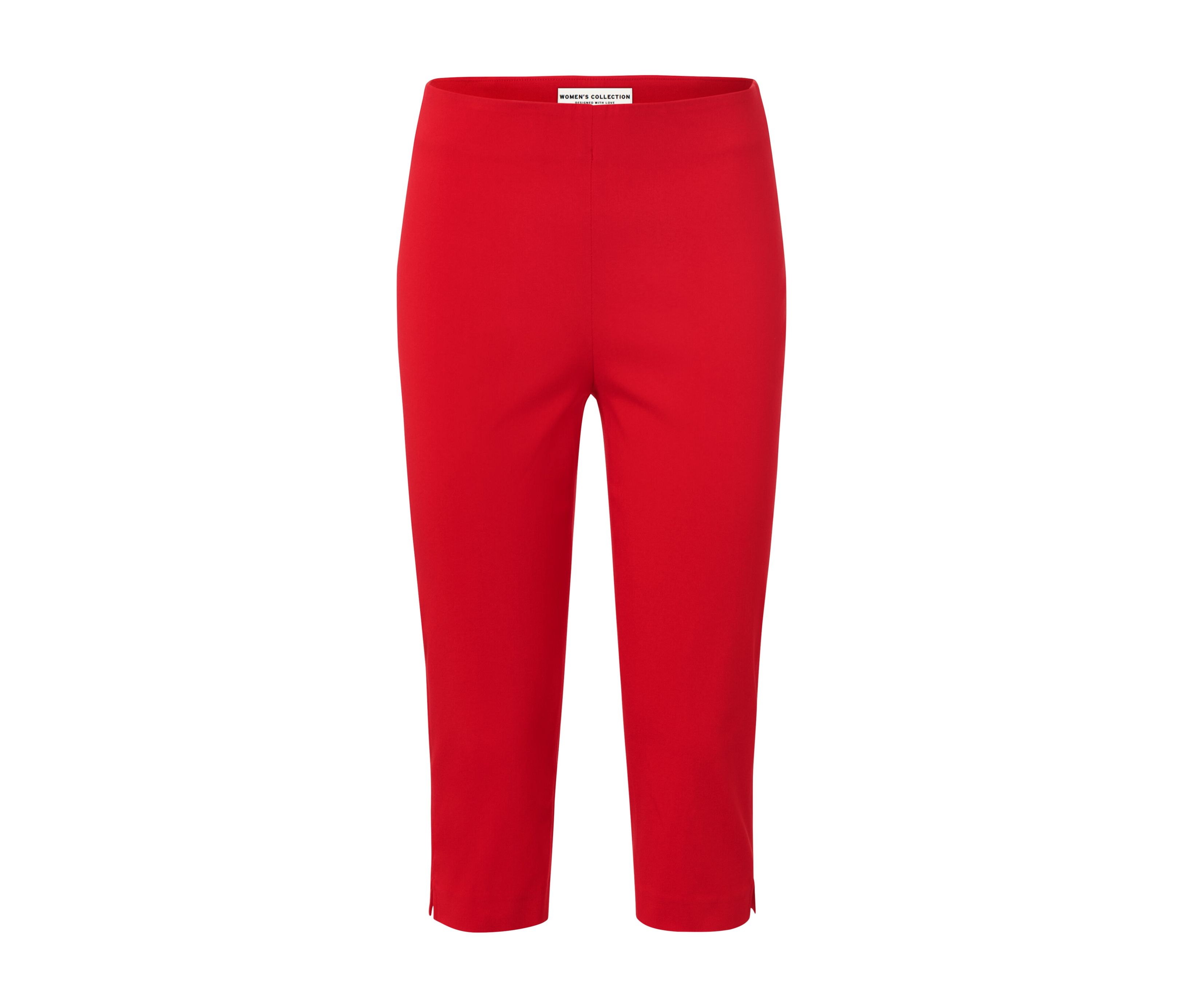 Tchibo - 3/4-Stretchhose - Damen - Gr. 40 - rot