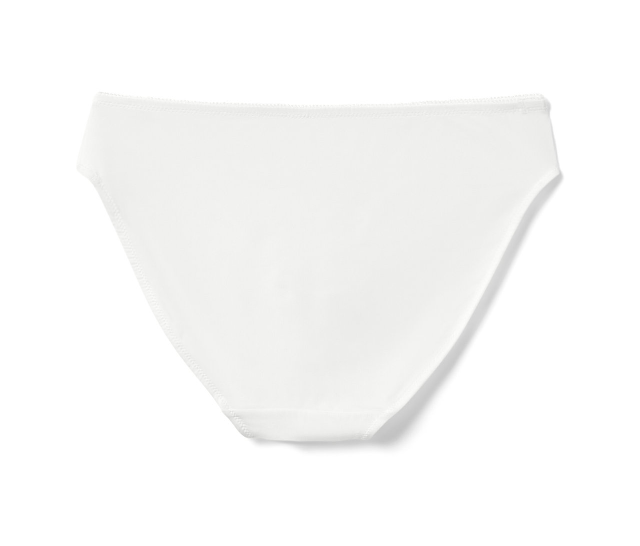 Weißer Slip (2 Stk.) auf weißem Hintergrund.