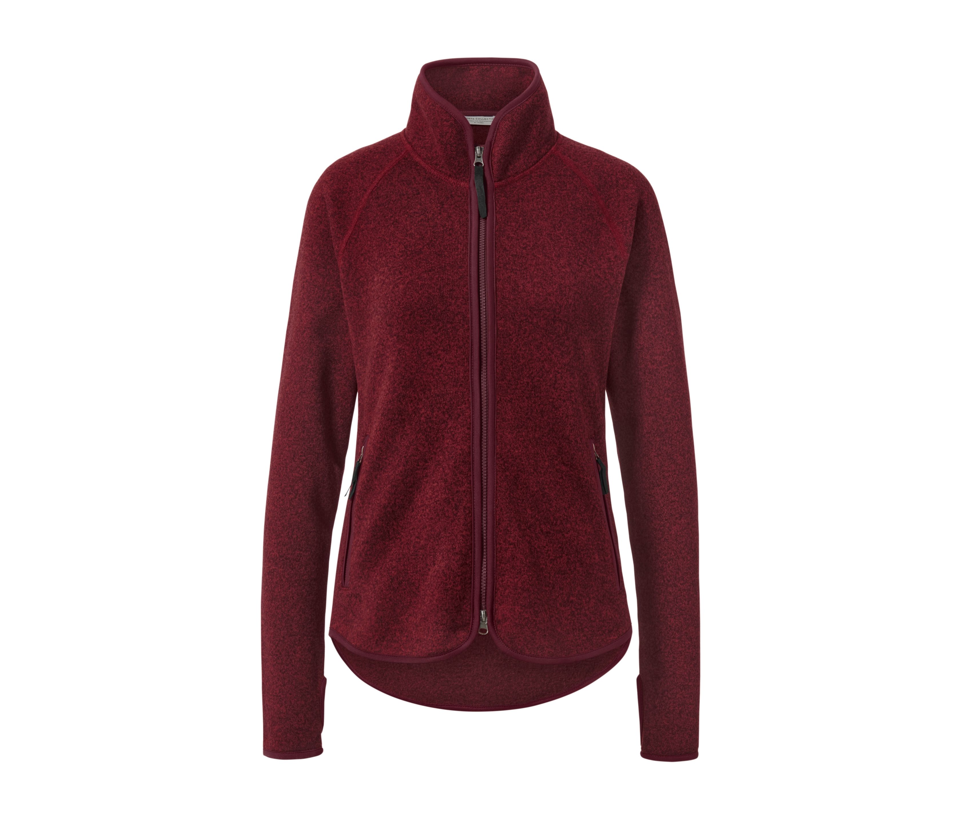 Tchibo - Strickfleece-Jacke - Damen - Gr. XS - rot