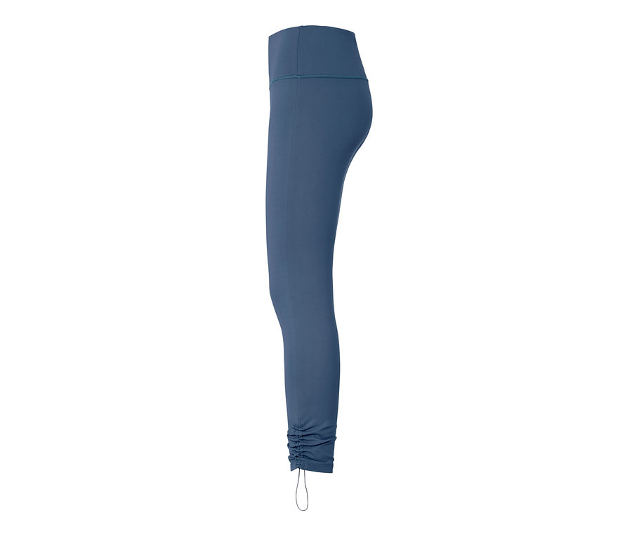 Eine blaue 7/8-Sporttight.