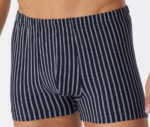 Thumbnail - Schiesser Shorts mit Bio-Baumwolle - Herren - Gr. L/6 - dunkelblau