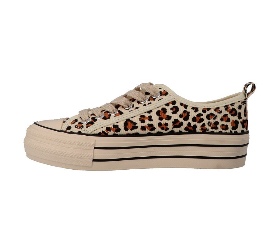 Tom Tailor Sneaker, Textil Leo Print.