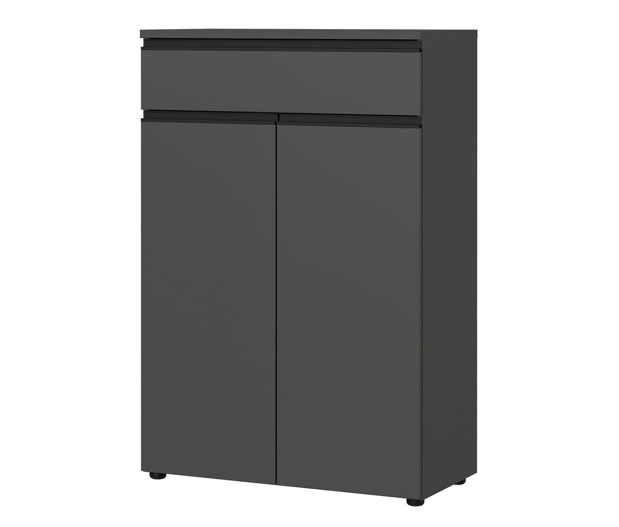 Graphitfarbener Aktenschrank »Bedano«.