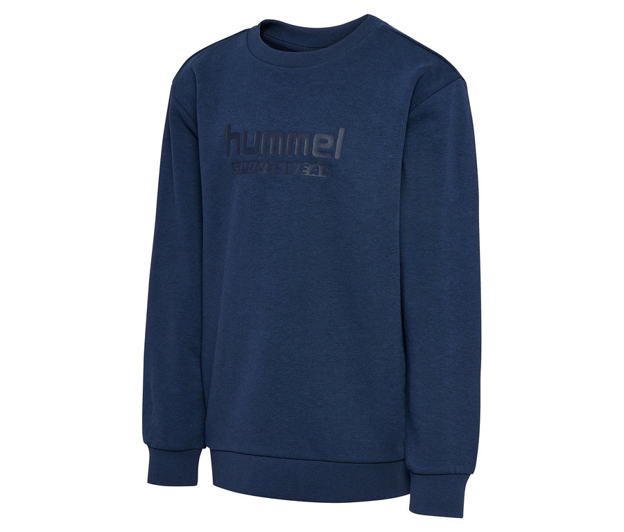 Blaues HUMMEL HMLJR Base-Sweatshirt.