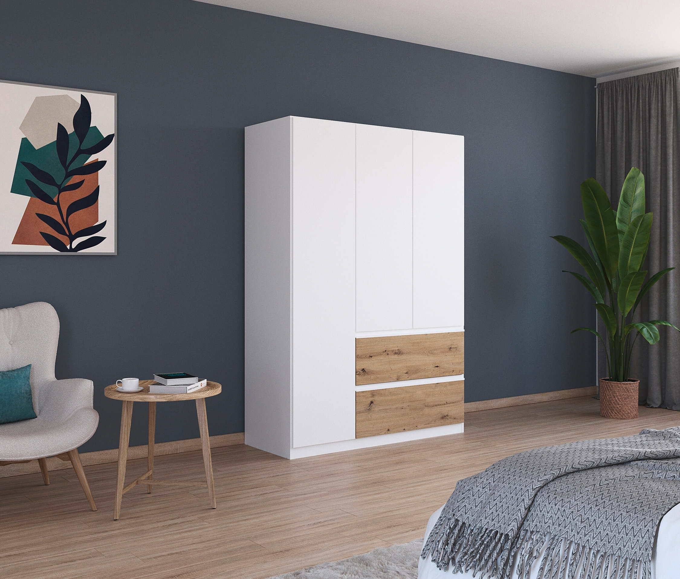 Thumbnail - rauch Kleiderschrank »Joel« - 136x54x197cm - braun - Holz