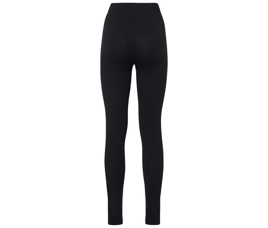 Schwarze Leggings von vorne.