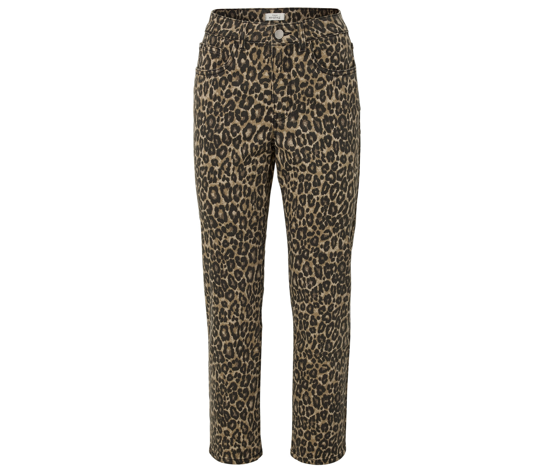 Bedruckte Modern Jeans – Fit »Ava« - Damen - Gr. 42 - schwarz/print - schwarz