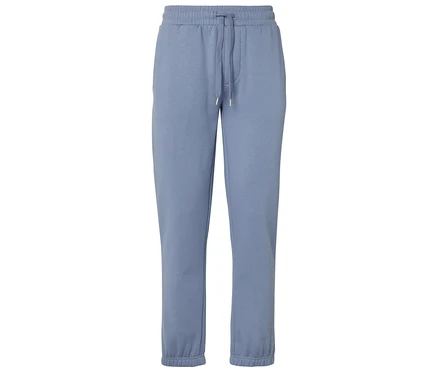 Hellblaue Jogginghose mit Kordelzug.