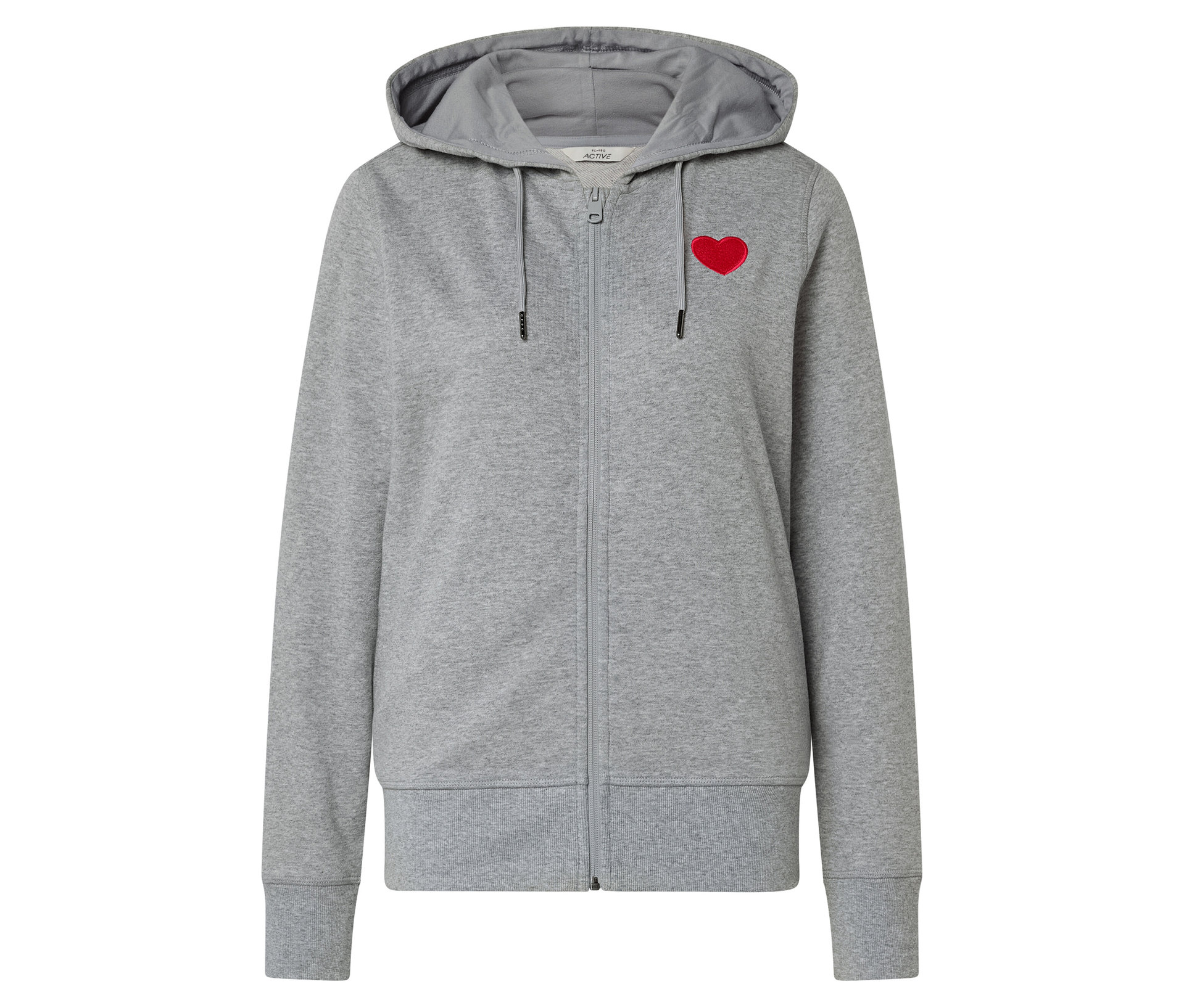Sweatjacke - Damen - Gr. XS - grau - grau