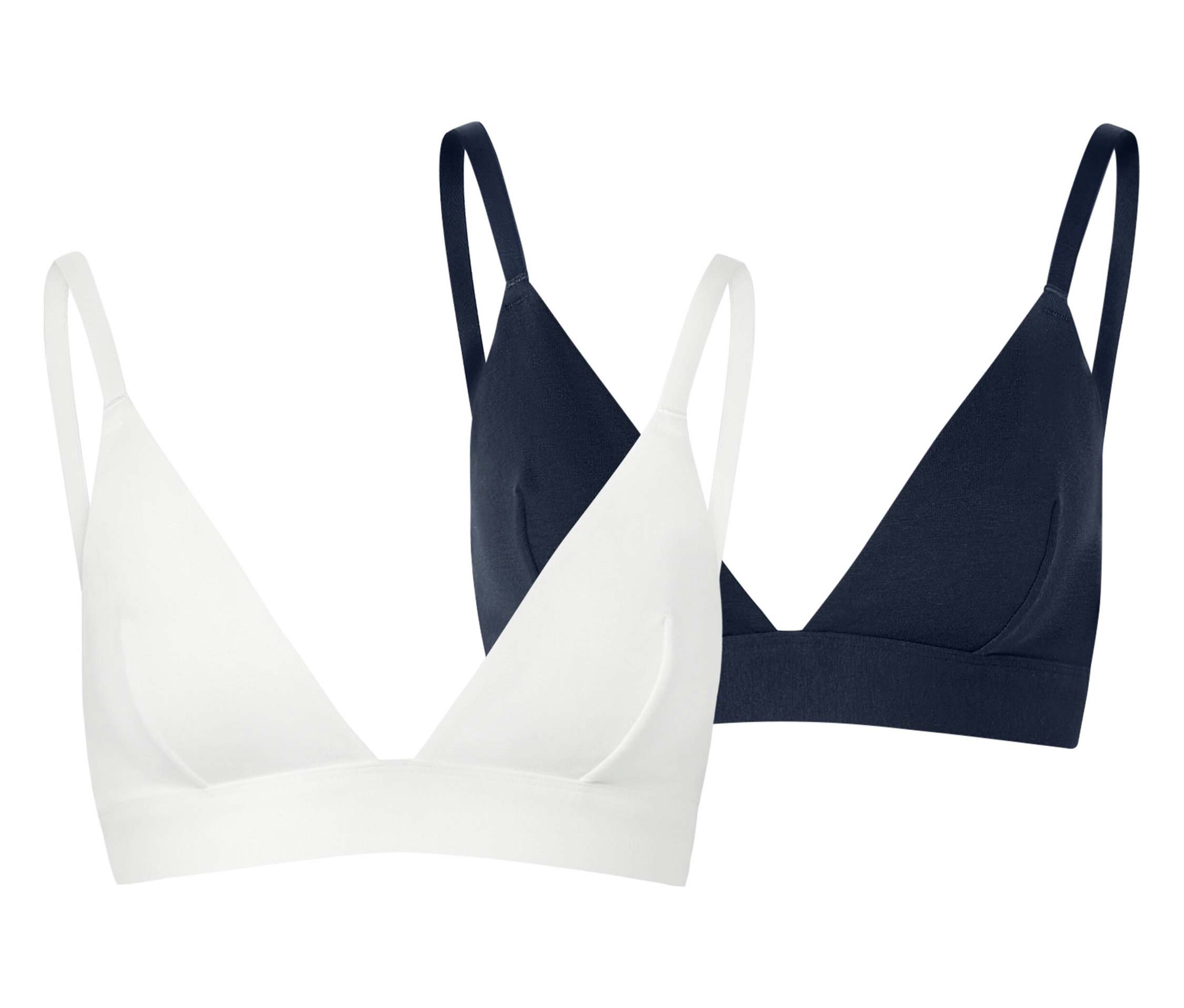 Soft-BHs - Damen - Gr. 80A - dunkelblau - dunkelblau