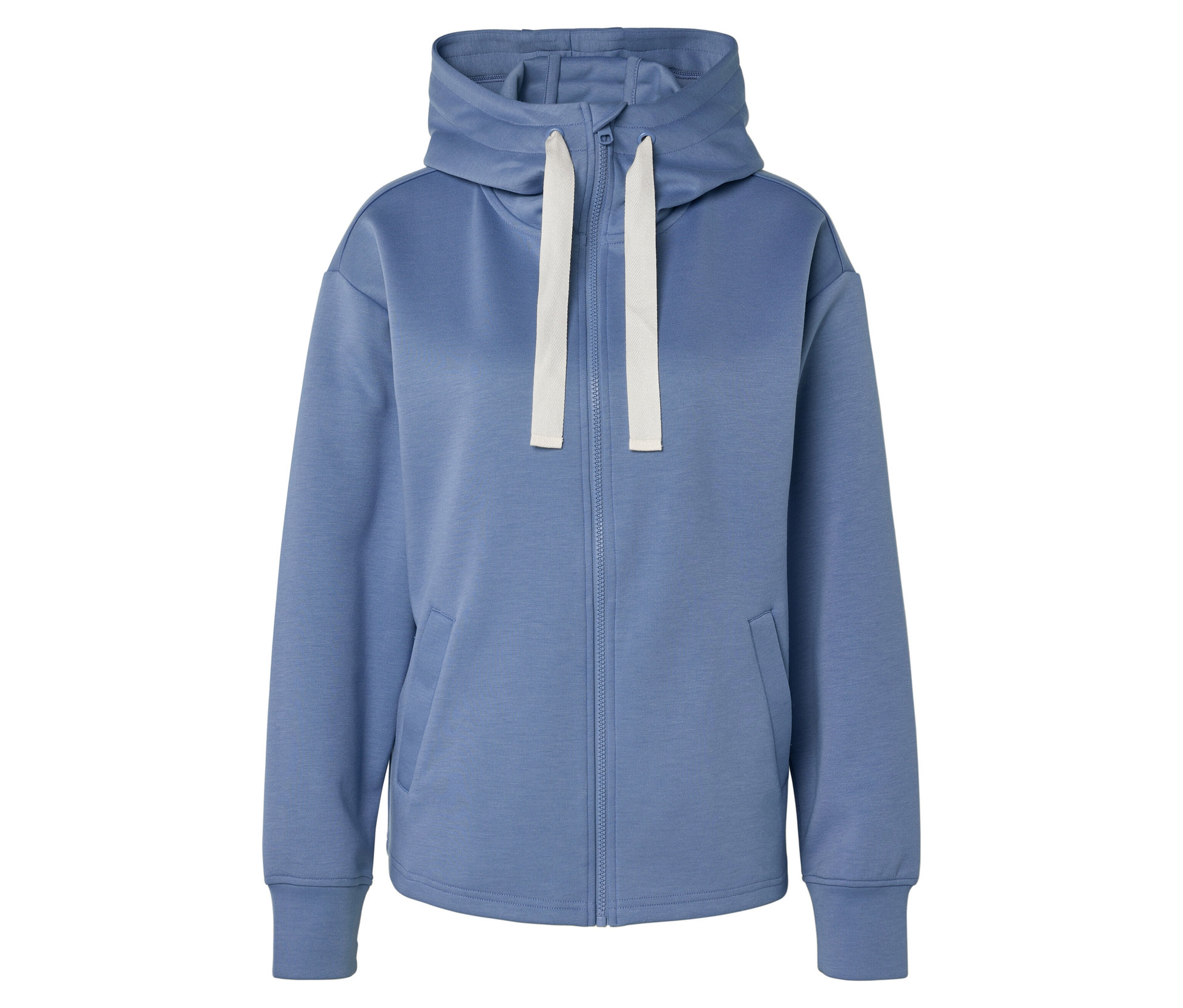 Sweatjacke - Damen - Gr. XL - hellblau - hellblau