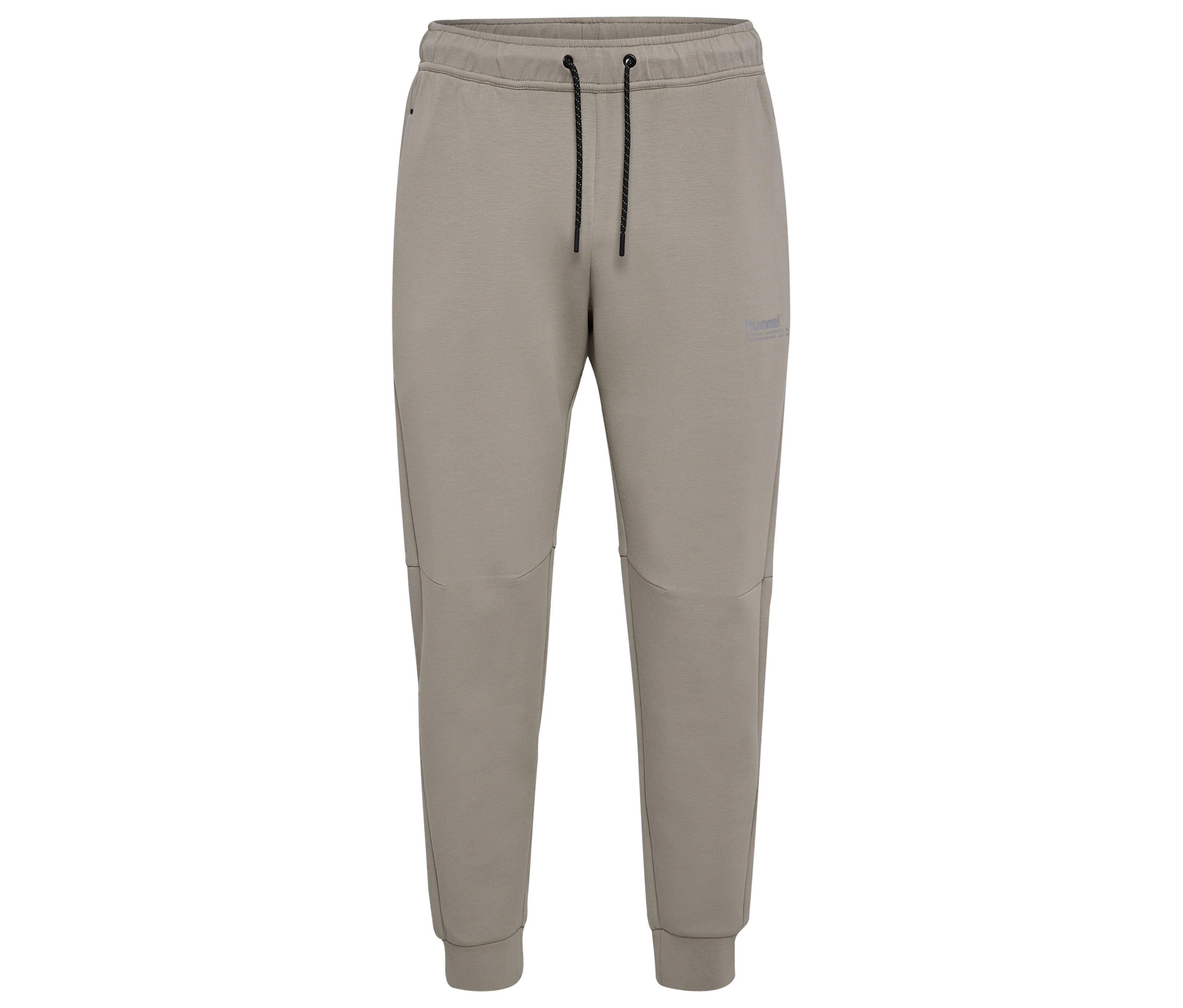 Graue HUMMEL Herren-Jogginghose mit Kordelzug und seitlichen Einsätzen.