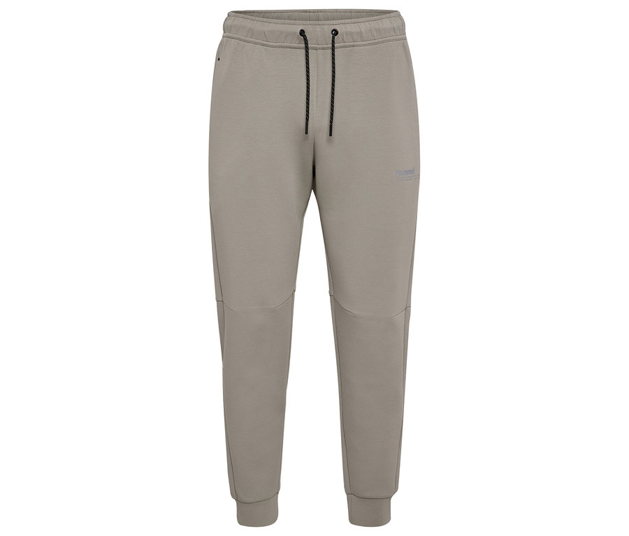 Graue HUMMEL Herren-Jogginghose mit Kordelzug und seitlichen Einsätzen.