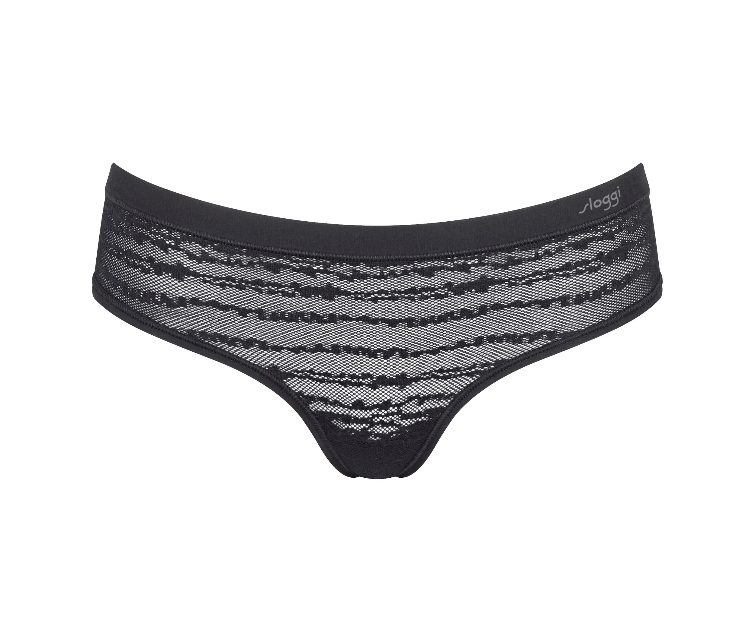 Sloggi Damen Schwarz Free Evolve Hipster Lace - Gr. M/L