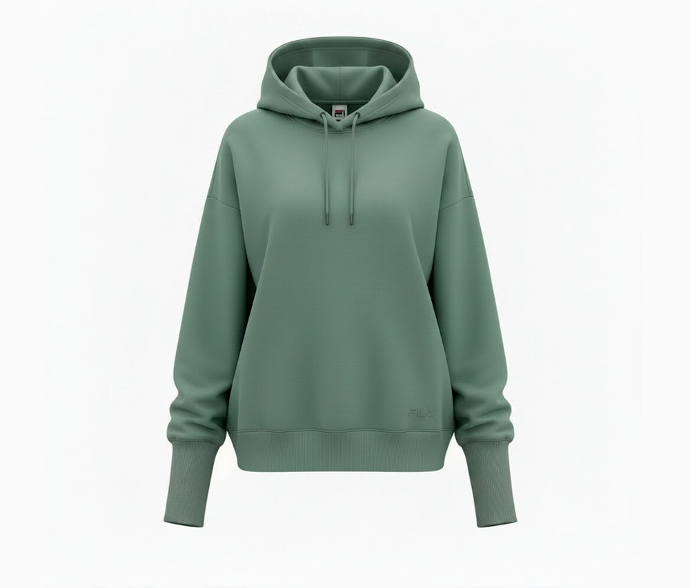 Damen-Hoodie aus Modalmix - Damen - Gr. XL - grün - grün