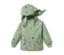 Hellgrüne Thermo-Regenjacke mit Monsterprint.