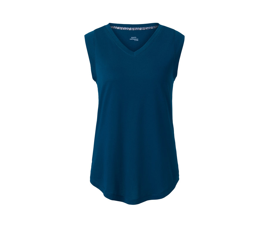 Ein marineblaues Top aus einem 2er Set.