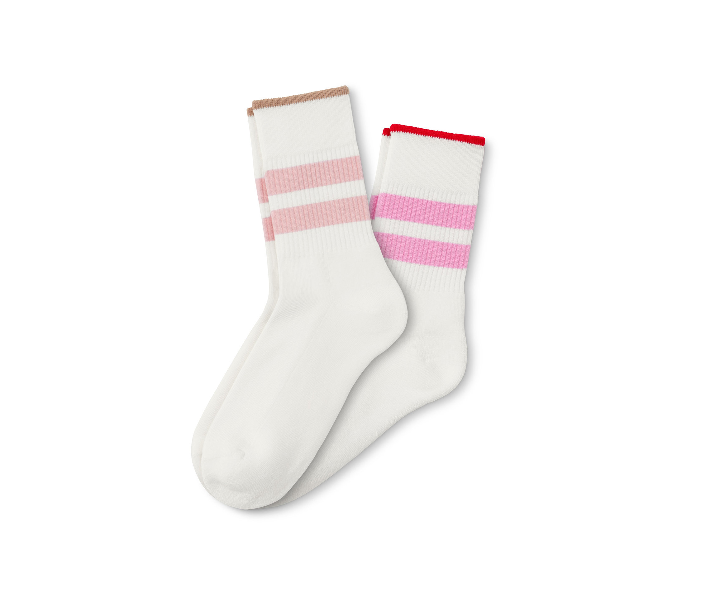 Tchibo - 2 Paar Tennissocken - Damen - Gr. 35-38 - weiß