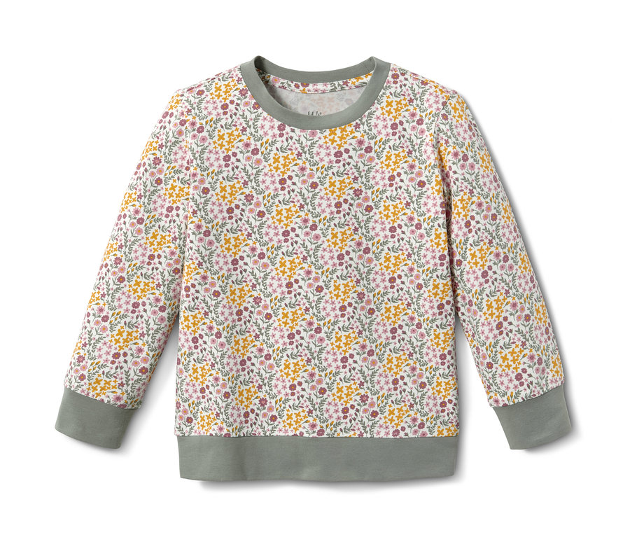 Pyjama mit Blumenmuster.