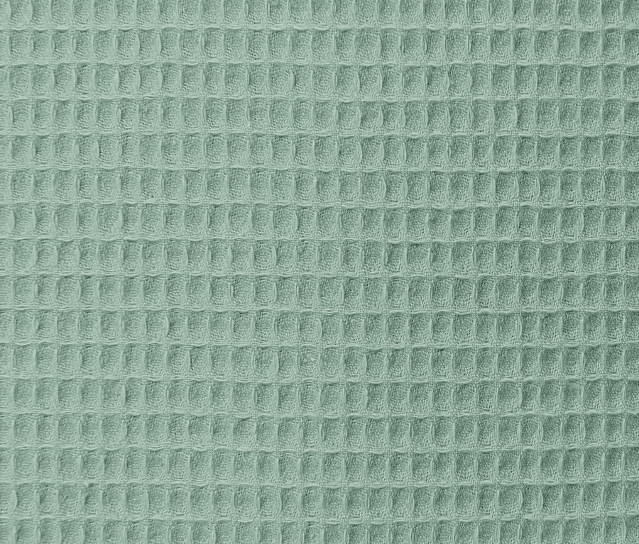 Nahaufnahme eines Damen-Bademantels in Waffelpiqué.