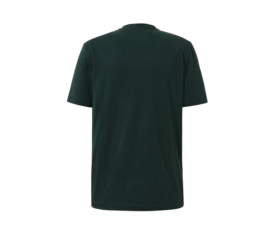 Dunkelgrüner Shorty-Pyjama.