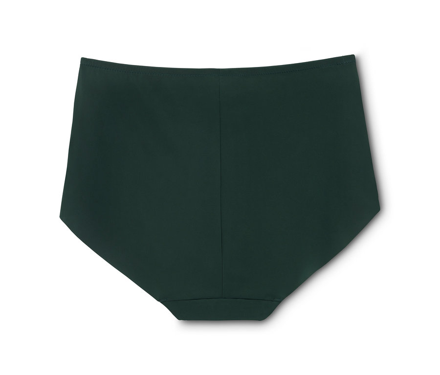 Dunkelgrüne Highwaist-Panty.