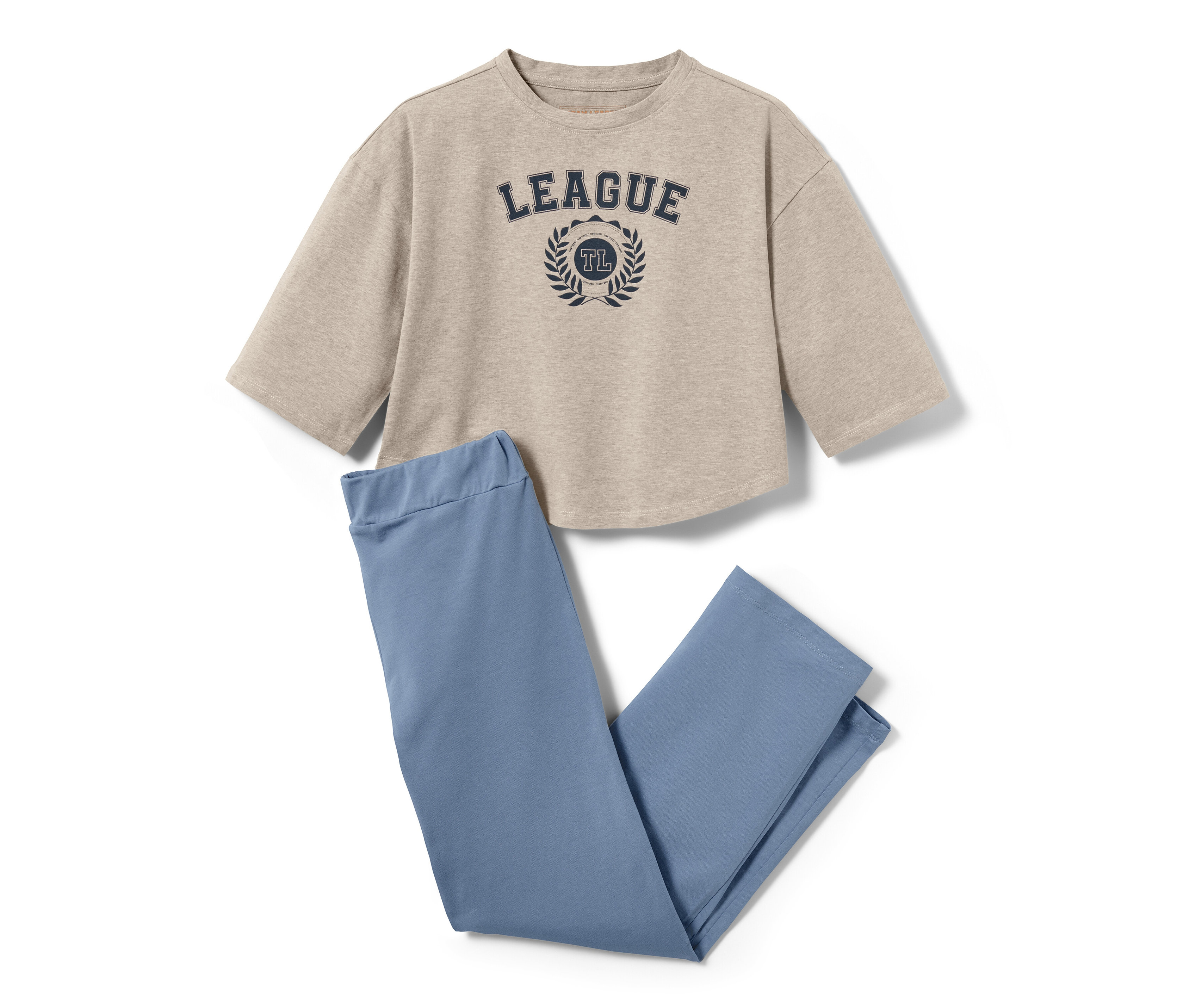 Thumbnail - Tchibo - 2 Jersey-Pyjamas - Gr. 122/128 - dunkelblau