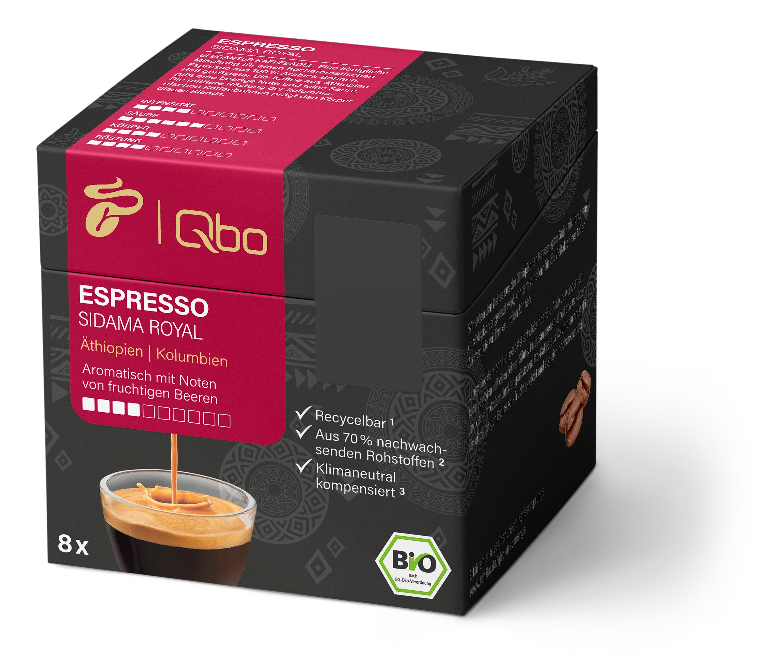 Qbo Espresso Sidama Royal - 8 Kapseln - Intensität: 4/10. Qbo Espresso Sidama Royal - 8 Kapseln - Intensität: 4/10 <![CDATA[Qbo Espresso SIDAMA ROYAL - 8 Kapseln Aufbewahrungshinweise: Unter Schutzatmosphäre verpackt., Trocken, dunkel und vor Wä espresso günstig Kaufen-Qbo Espresso Sidama Royal - 8 Kapseln - Intensität: 4/10. Qbo Espresso Sidama Royal - 8 Kapseln - Intensität: 4/10 <![CDATA[Qbo Espresso SIDAMA ROYAL - 8 Kapseln Aufbewahrungshinweise: Unter Schutzatmosphäre verpackt., Trocken, dunkel und vor Wä