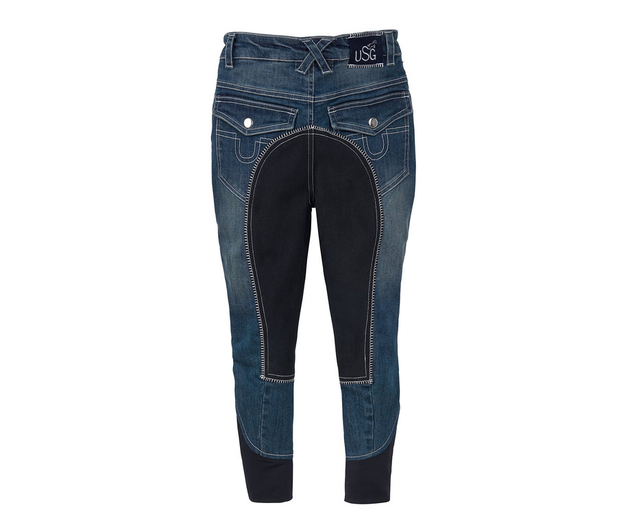 USG-Jeans-Reithose von hinten.