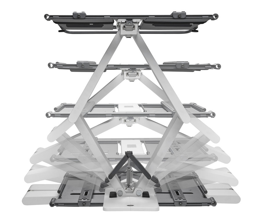 Detailansicht des Mechanismus der ONE FOR ALL Wandhalterung »WM6482 FLUX 2.0«.